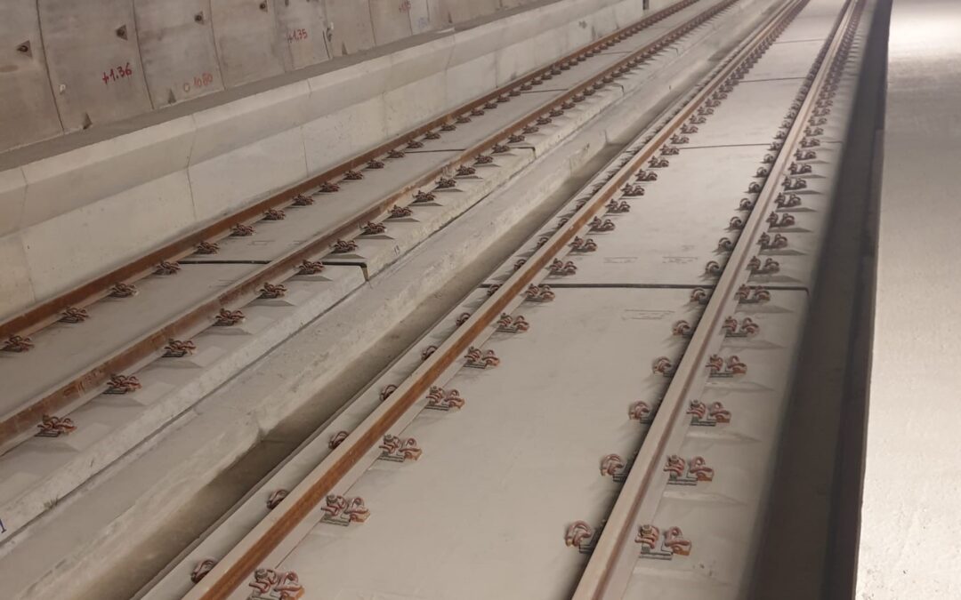 Catania: completed the Lot 1 of the Nesima-Misterbianco section of the Circumetnea Railway using ARIANNA Slab Track