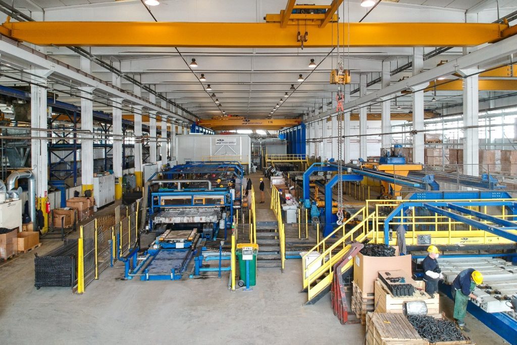 impianto produzione traverse